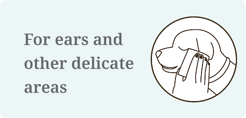 For ears and other delicate areas