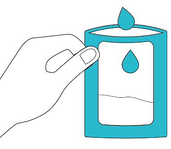 Illustration of making paste