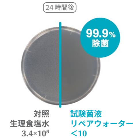 虫歯菌の除菌試験