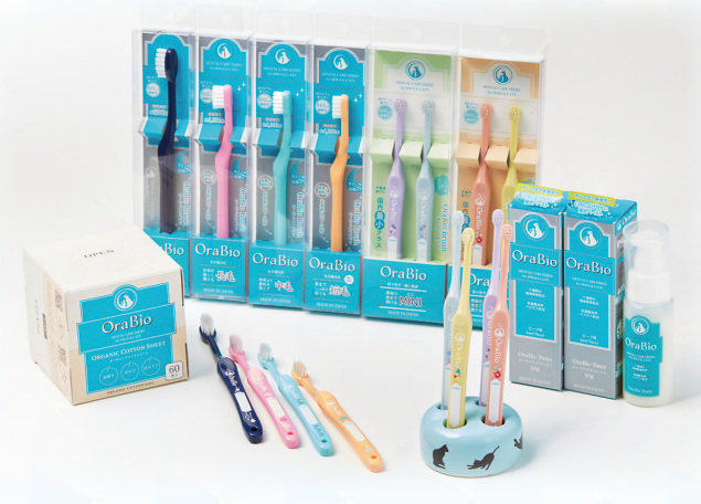 歯みがき施術の様子